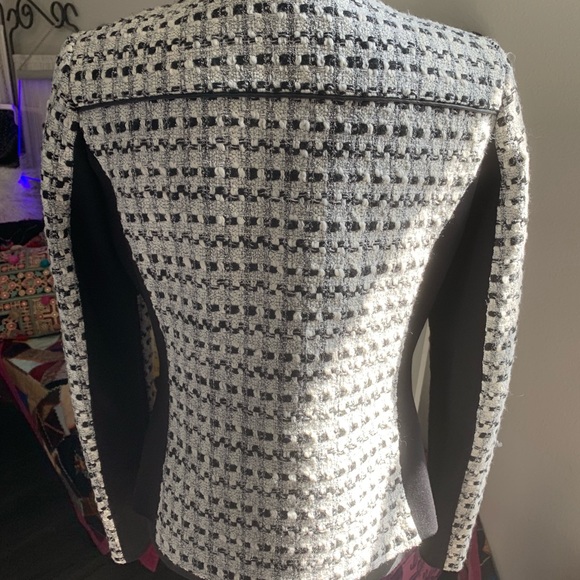 Karl Lagerfeld buclay tweed jacket size Small P - Picture 6 of 8